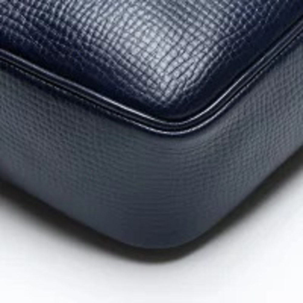 Christian Dior CD Oval Logo Plate Shoulder Bag Navy Blue - Picture 6 of 13